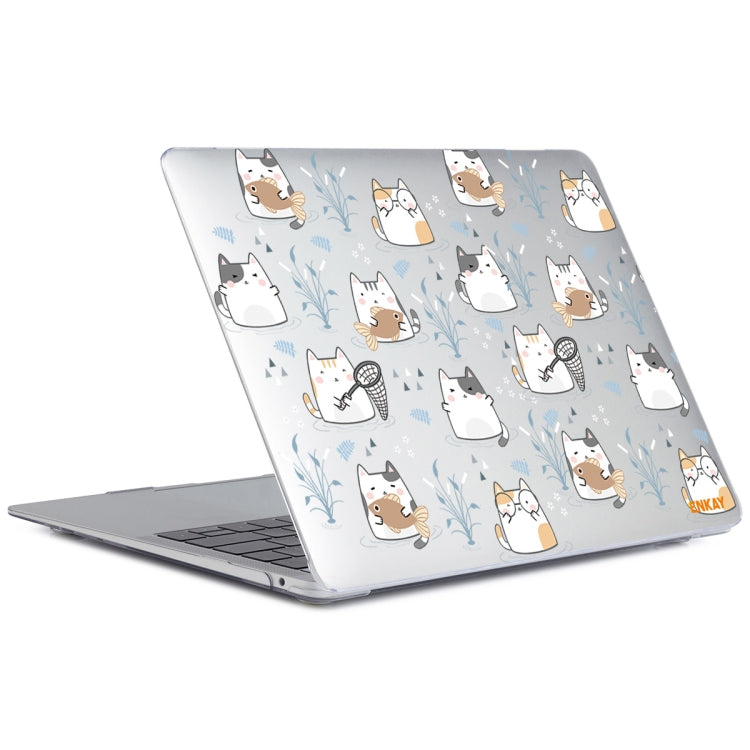 For MacBook Air 13.3 inch A1932 / A2179 / A2337 ENKAY Animal Series Pattern Laotop Protective Crystal Case(Cute Cat) - HoMEdemic™ 