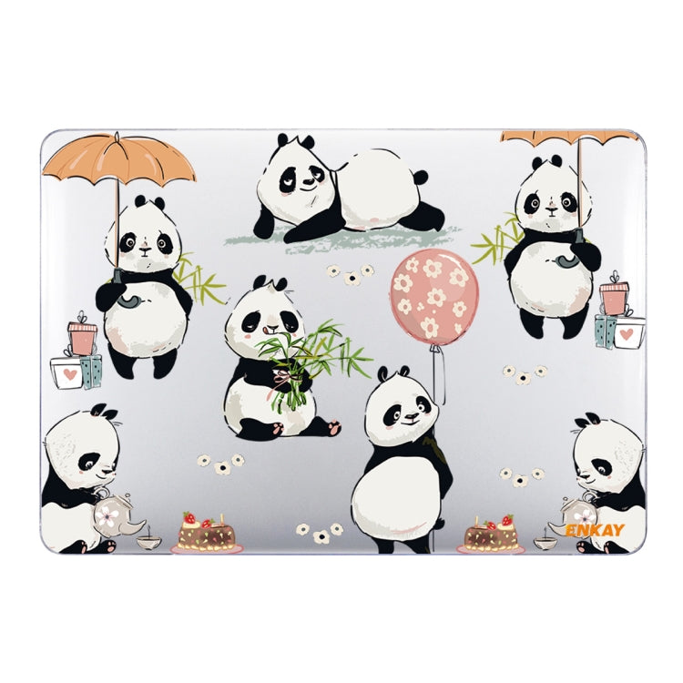 For MacBook Air 13.3 inch A1932 / A2179 / A2337 ENKAY Animal Series Pattern Laotop Protective Crystal Case(Panda) - HoMEdemic™ 