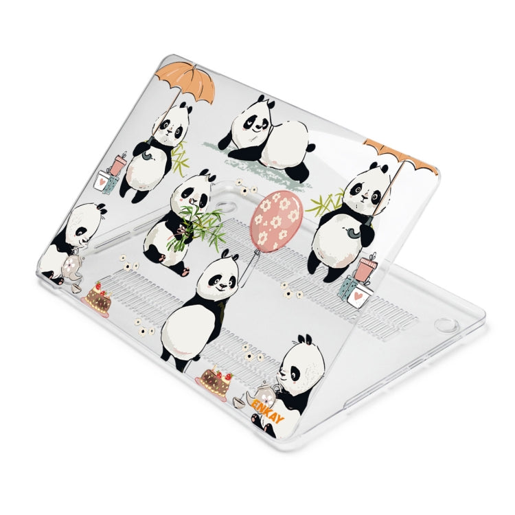 For MacBook Air 13.3 inch A1932 / A2179 / A2337 ENKAY Animal Series Pattern Laotop Protective Crystal Case(Panda) - HoMEdemic™ 