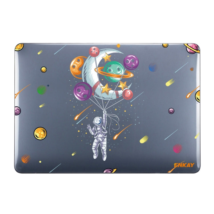 For MacBook Air 13.3 inch A1932 / A2179 / A2337 ENKAY Star Series Pattern Laotop Protective Crystal Case(Balloon Astronaut) - HoMEdemic™ 