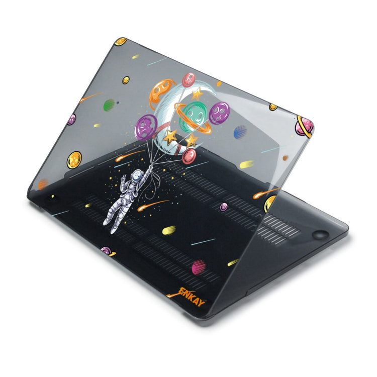 For MacBook Air 13.3 inch A1932 / A2179 / A2337 ENKAY Star Series Pattern Laotop Protective Crystal Case(Balloon Astronaut) - HoMEdemic™ 