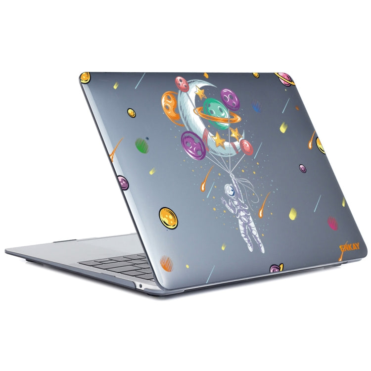 For MacBook Air 13.3 inch A1932 / A2179 / A2337 ENKAY Star Series Pattern Laotop Protective Crystal Case(Balloon Astronaut) - HoMEdemic™ 