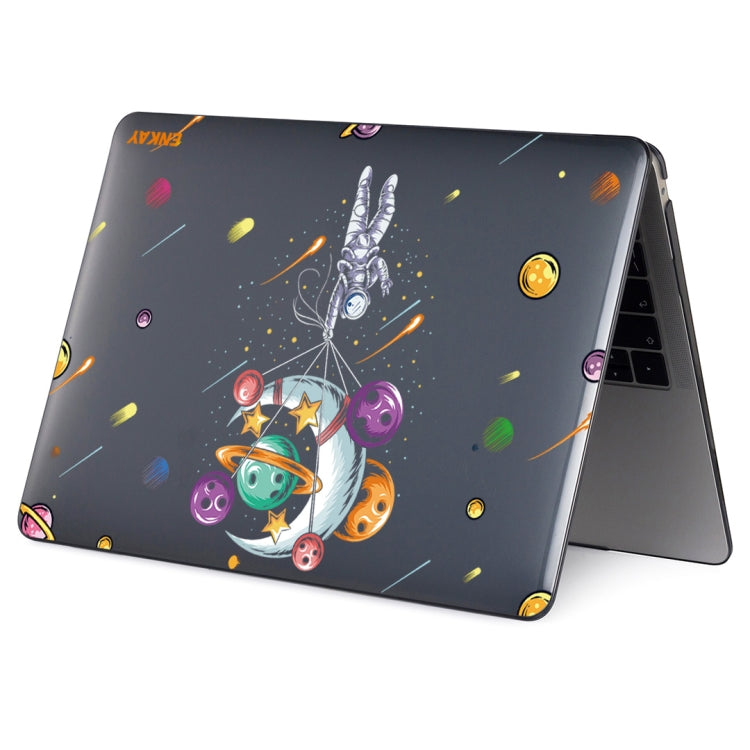 For MacBook Air 13.3 inch A1932 / A2179 / A2337 ENKAY Star Series Pattern Laotop Protective Crystal Case(Balloon Astronaut) - HoMEdemic™ 