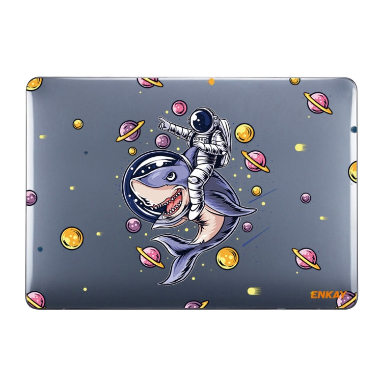 For MacBook Air 13.3 inch A1932 / A2179 / A2337 ENKAY Star Series Pattern Laotop Protective Crystal Case(Shark Astronaut) - HoMEdemic™ 