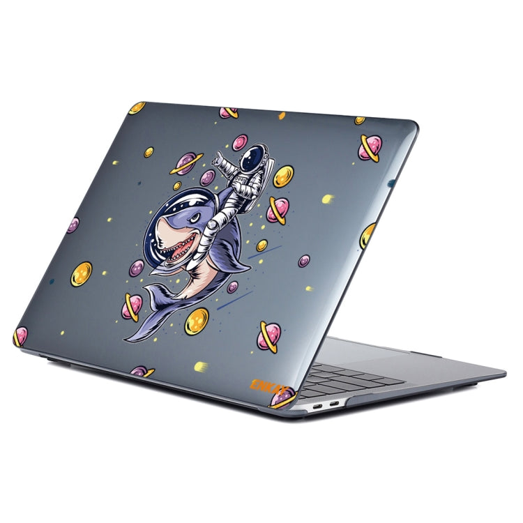 For MacBook Air 13.3 inch A1932 / A2179 / A2337 ENKAY Star Series Pattern Laotop Protective Crystal Case(Shark Astronaut) - HoMEdemic™ 