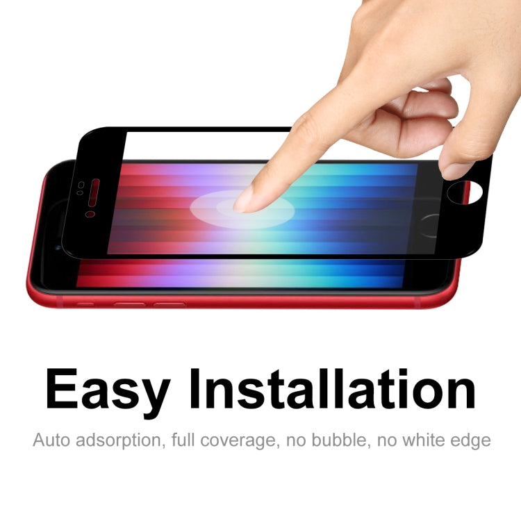 For iPhone SE 2022 / SE 2020 / 8 / 7 2pcs ENKAY Full Glue 0.26mm 9H 2.5D Tempered Glass Full Film - HoMEdemic™ 