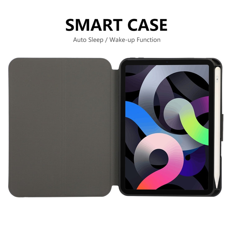 For iPad mini 2024 / mini 6 ENKAY Leather Stand Smart Tablet Case(Dark Blue) - HoMEdemic™ 