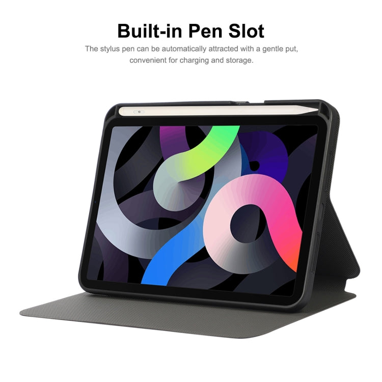For iPad mini 2024 / mini 6 ENKAY Leather Stand Smart Tablet Case(Dark Blue) - HoMEdemic™ 