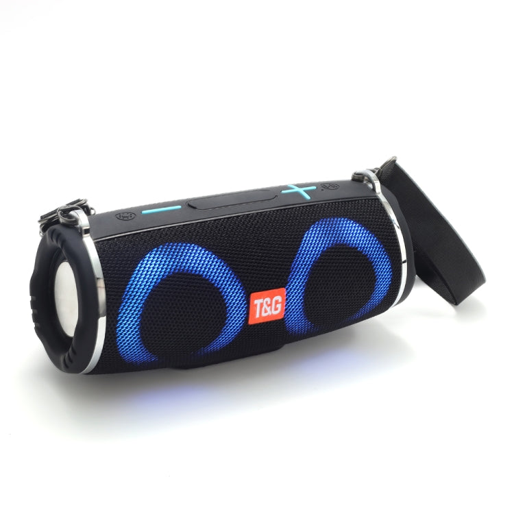 T&G TG642 RGB Light Waterproof  Portable Bluetooth Speaker Support FM / TF Card(Black) - HoMEdemic™ 