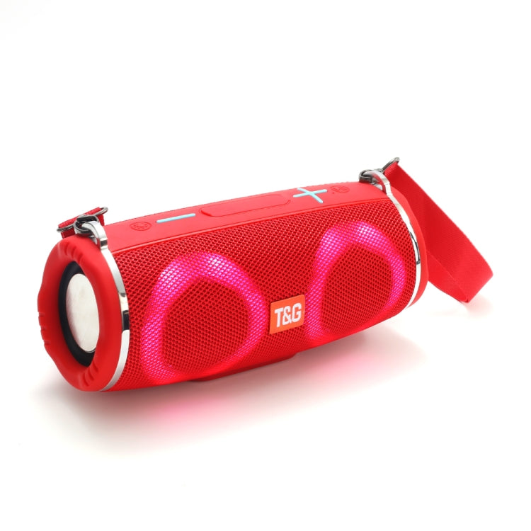 T&G TG642 RGB Light Waterproof  Portable Bluetooth Speaker Support FM / TF Card(Red) - HoMEdemic™ 