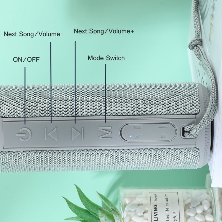 T&G TG332 10W HIFI Stereo Waterproof Portable Bluetooth Speaker(Gray) - HoMEdemic™ 