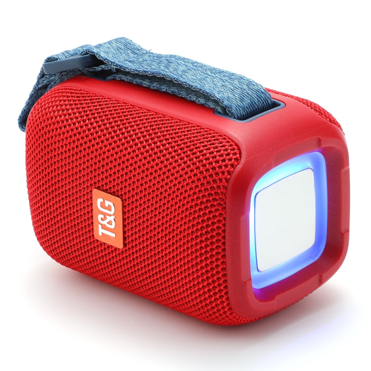 T&G TG339 RGB Light 5W Waterproof Portable Bluetooth Speaker(Red) - HoMEdemic™ 