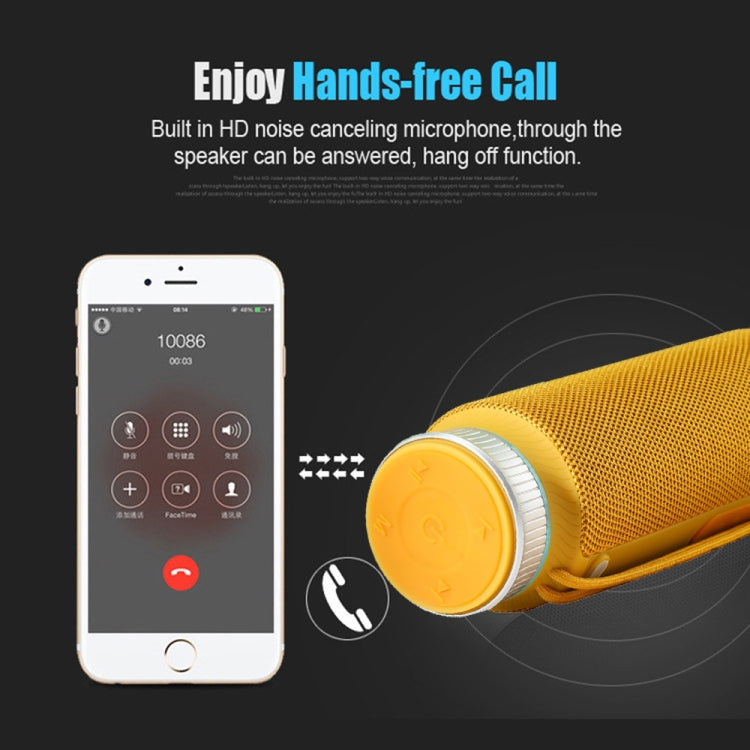 T&G TG326 Long Endurance Outdoor Knob Volume Control Bluetooth Speaker(Gold) - HoMEdemic™ 