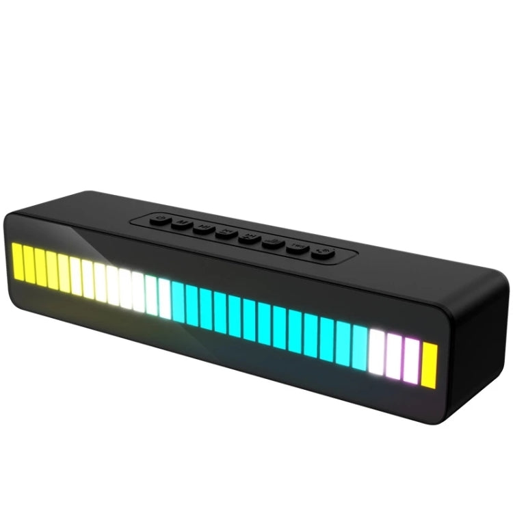 Duosi M8 LED Pickup Rhythm Ambient Light Multi-function TWS Bluetooth Speaker Bar(Black) - HoMEdemic™ 