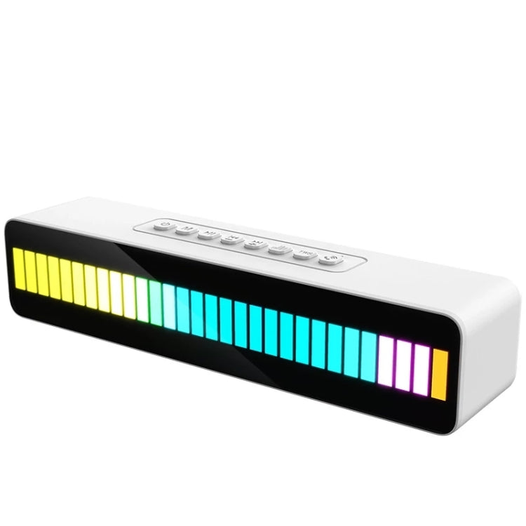 Duosi M8 LED Pickup Rhythm Ambient Light Multi-function TWS Bluetooth Speaker Bar(White) - HoMEdemic™ 