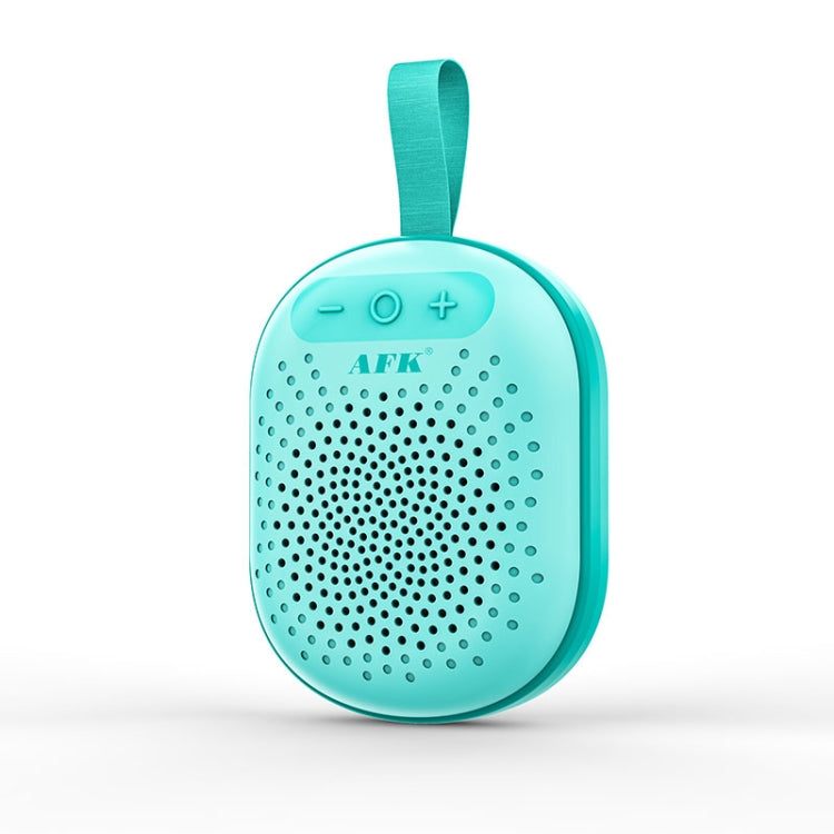 AEC BT513 RGB Light Waterproof Portable Bluetooth Speaker Support FM / TF Card(Peacock Blue) - HoMEdemic™ 