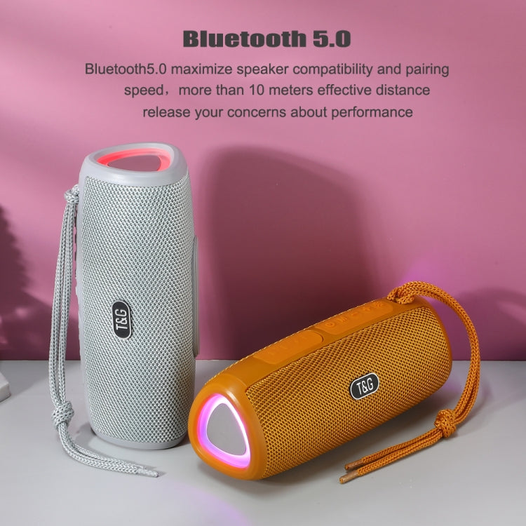 T&G TG344 Portable LED Light TWS Wireless Bluetooth Speaker(Red) - HoMEdemic™ 