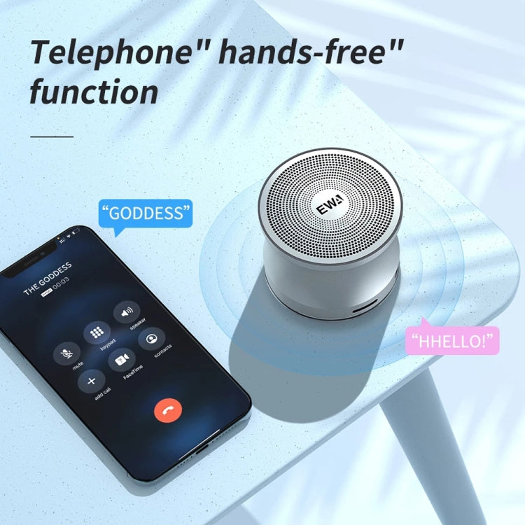 EWA A109+ TWS Stereo Portable Metal Bluetooth Speaker(Blue) - HoMEdemic™ 