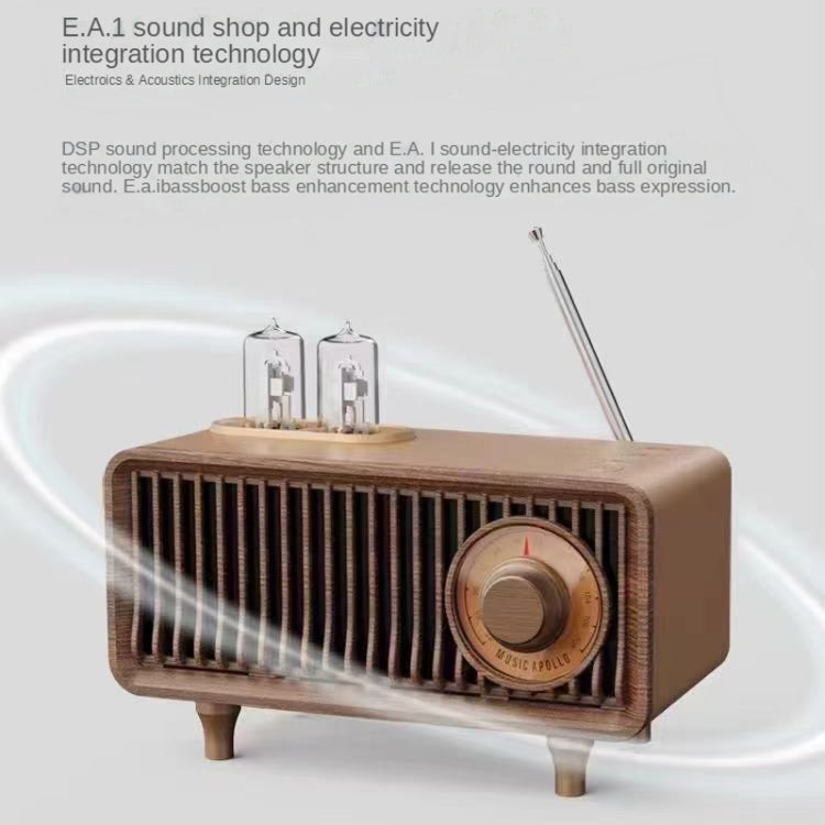 Oneder B9 Retro Indoor Wireless Portable Bluetooth Speaker(Browm) - HoMEdemic™ 