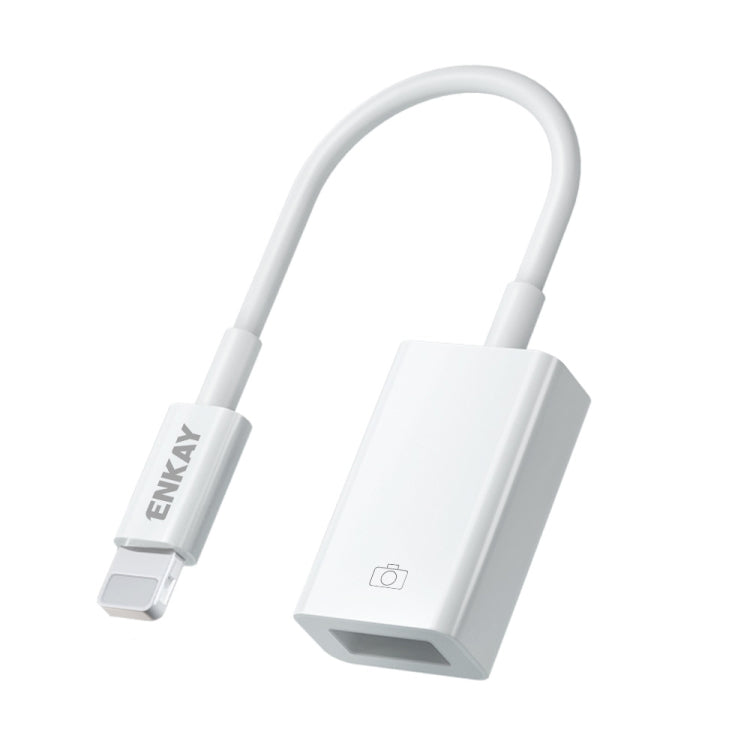 ENKAY ENK-AT108 8 Pin to USB 3.0 OTG Adapter Data Cable for iPhone / iPad - HoMEdemic™ 