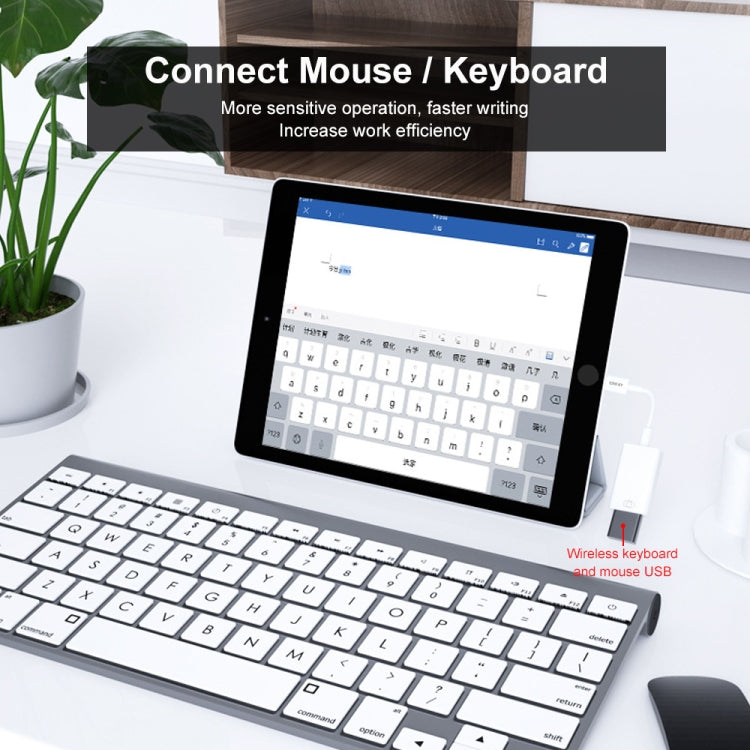 ENKAY ENK-AT108 8 Pin to USB 3.0 OTG Adapter Data Cable for iPhone / iPad - HoMEdemic™ 