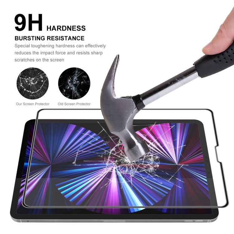 ENKAY Full Glue Tempered Glass Full Film  For iPad Pro 11 2022 / 2021 / 2020 / 2018 / Air 2022 / 2020 10.9 - HoMEdemic™ 