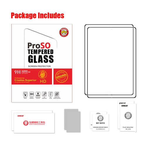 2 PCS ENKAY Hat-Prince Full Glue Tempered Glass Full Film For iPad 10.2 2021 / 2020 / 2019 - HoMEdemic™ 