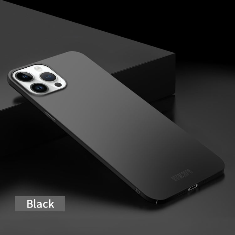 For iPhone 14 Pro Max MOFI Frosted PC Ultra-thin Hard Case (Black) - HoMEdemic™ 