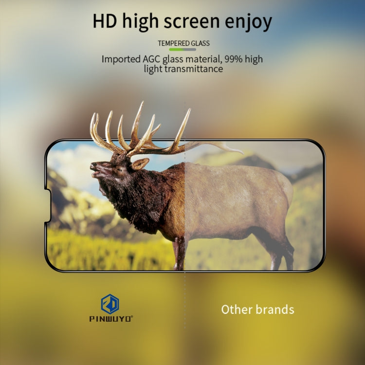 For iPhone 14 Plus PINWUYO 9H 3D Curved Full Explosion-proof Tempered Glass Film - HoMEdemic™ 