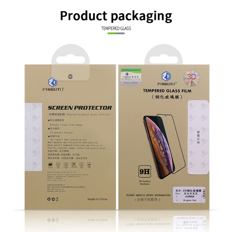 For iPhone 14 Pro Max PINWUYO 9H 3D Curved Full Explosion-proof Tempered Glass Film - HoMEdemic™ 