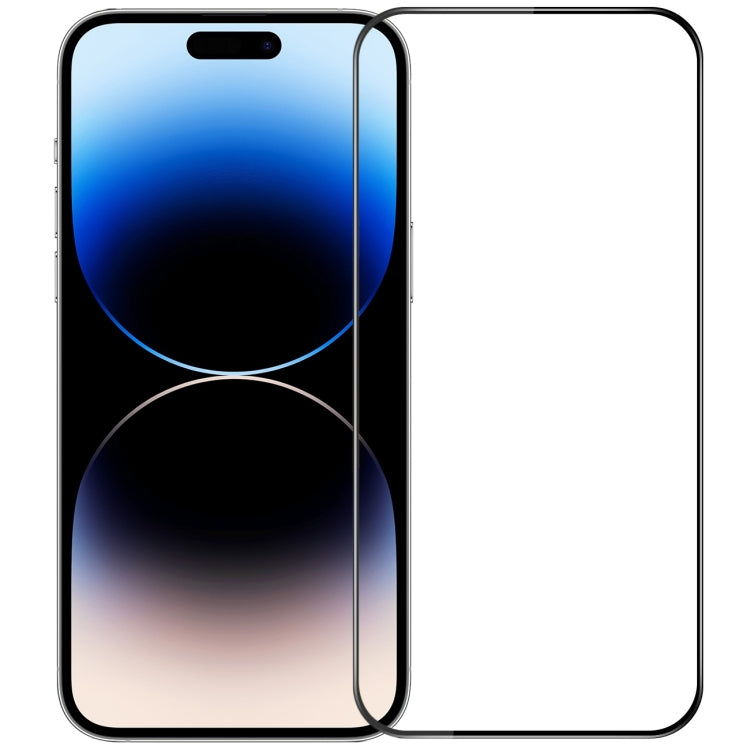 For iPhone 14 Pro Max MOFI 9H 3D Explosion-proof Curved Screen Tempered Glass Film(Black) - HoMEdemic™ 