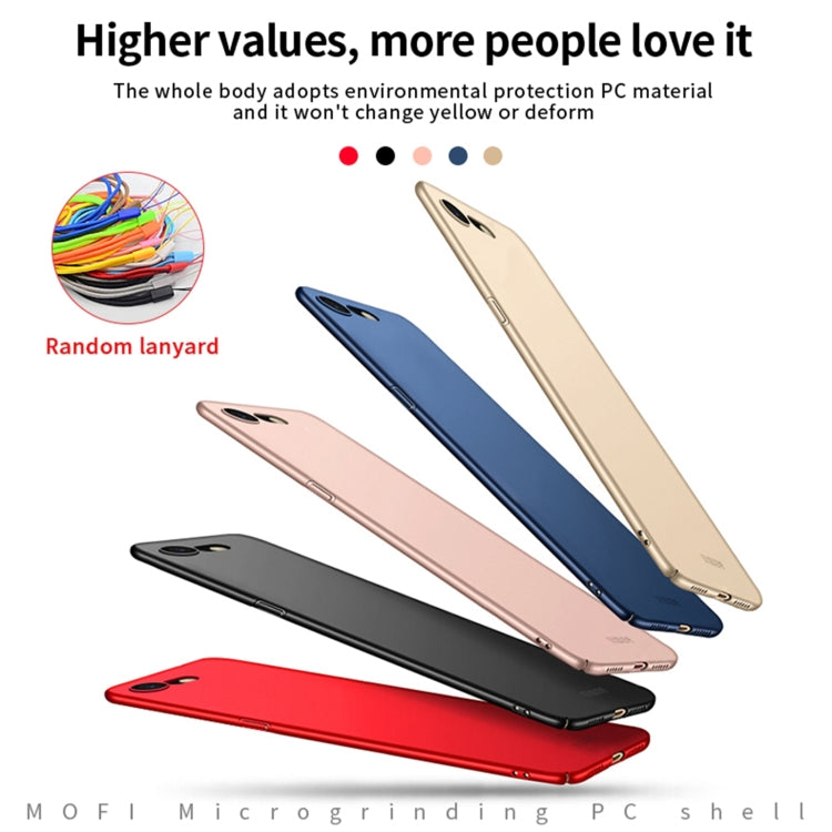 For iPhone SE 2022 / 2020 MOFI Frosted PC Ultra-thin Hard Case(Rose Gold) - HoMEdemic™ 