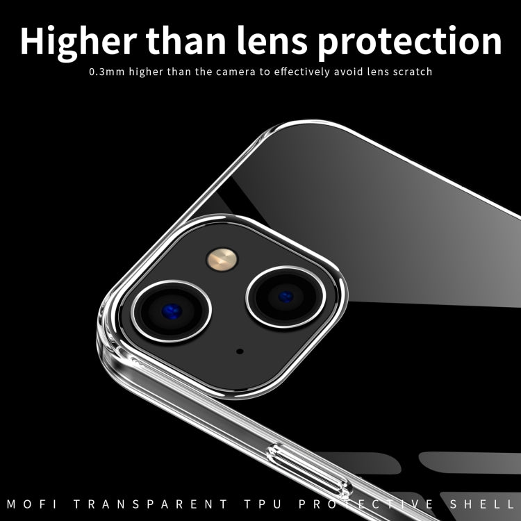 For iPhone 14 MOFI Ming Series Ultra-thin TPU Phone Case (Transparent) - HoMEdemic™ 