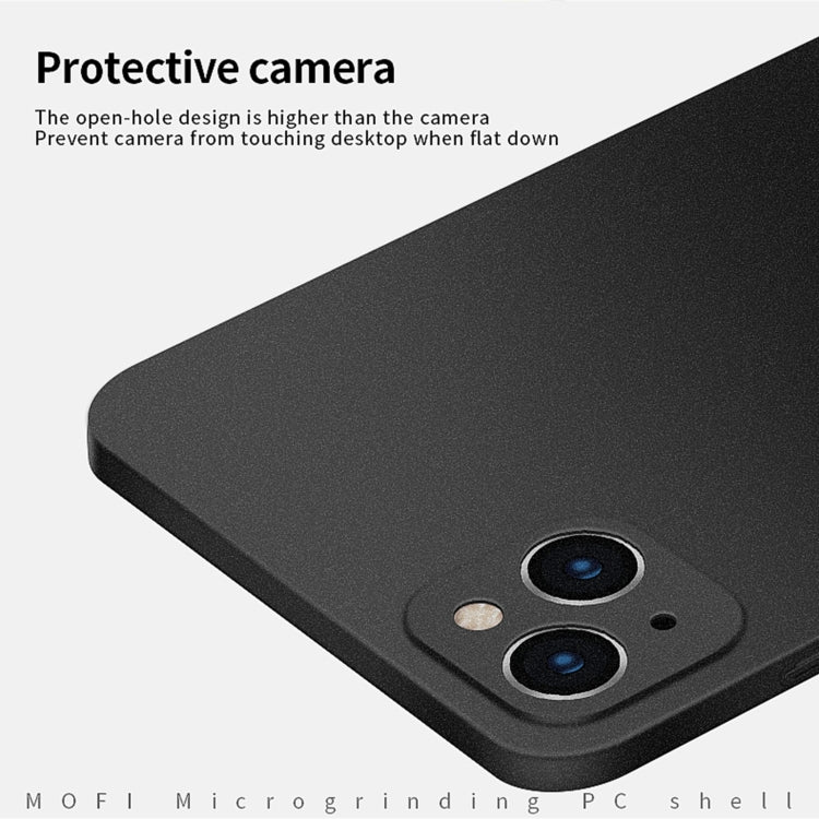 For iPhone 14 MOFI Fandun Series Frosted PC Ultra-thin Phone Case(Gray) - HoMEdemic™ 