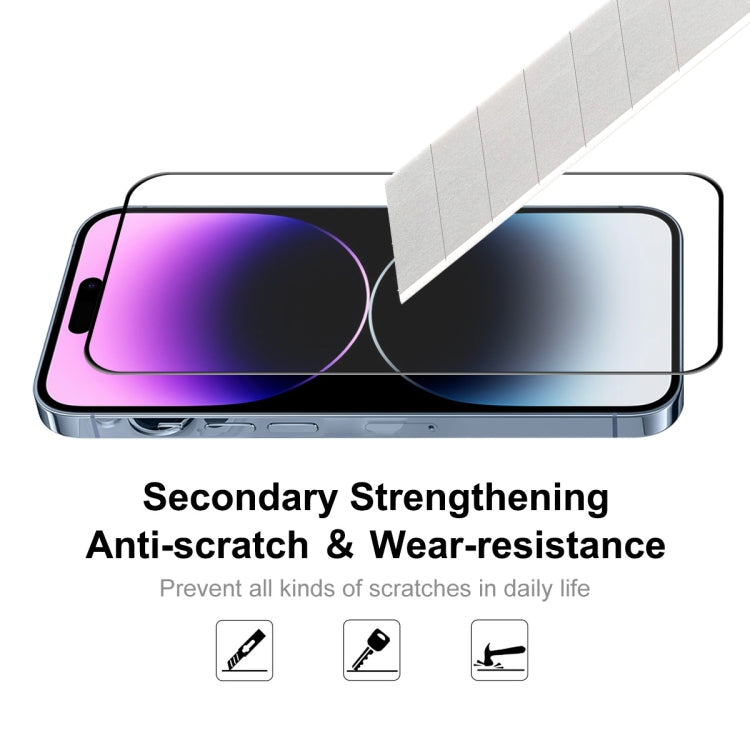 For iPhone 14 Pro Max 2pcs ENKAY 6D Full Glue Tempered Glass Full Film - HoMEdemic™ 