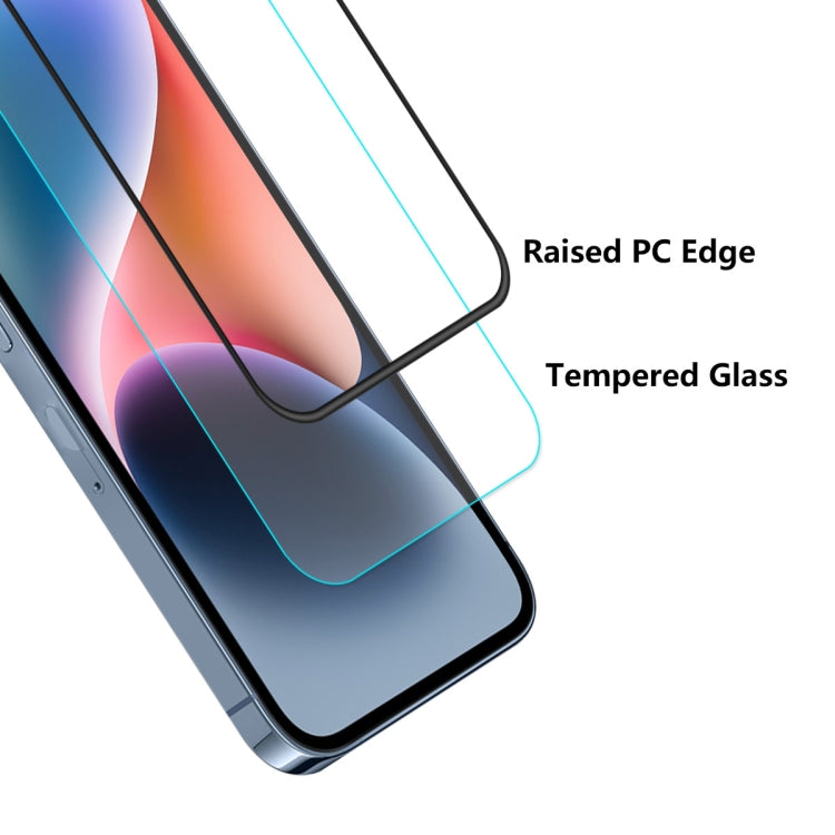For iPhone 14 Plus ENKAY Full Glue Tempered Glass Anti-fall Full Film - HoMEdemic™ 