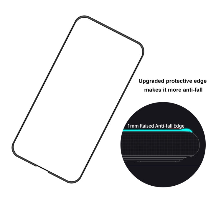 For iPhone 14 Pro Max 2pcs ENKAY Full Glue Tempered Glass Anti-fall Full Film - HoMEdemic™ 