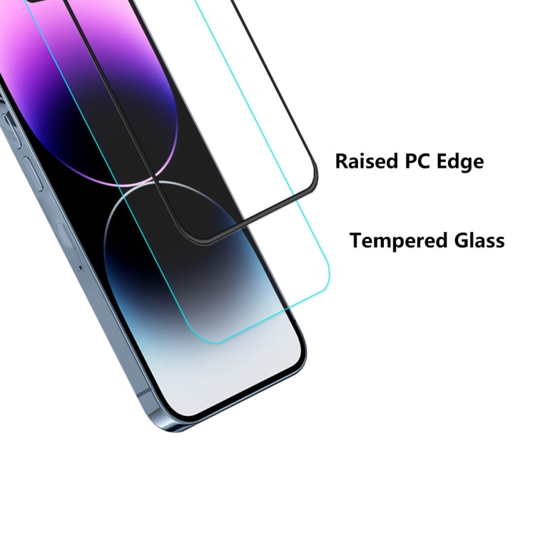 For iPhone 14 Pro Max 2pcs ENKAY Full Glue Tempered Glass Anti-fall Full Film - HoMEdemic™ 