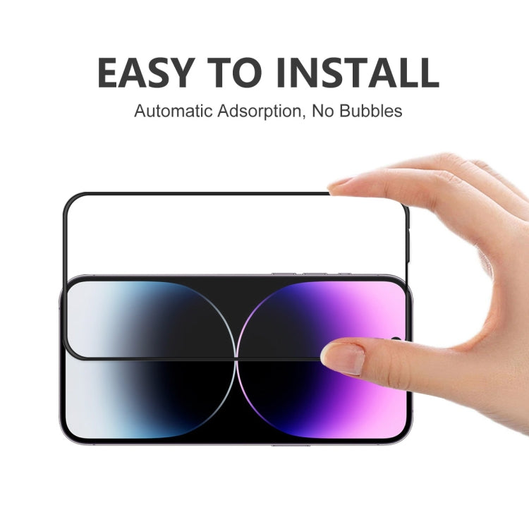 For iPhone 14 Pro Max 2pcs ENKAY Full Glue Tempered Glass Anti-fall Full Film - HoMEdemic™ 