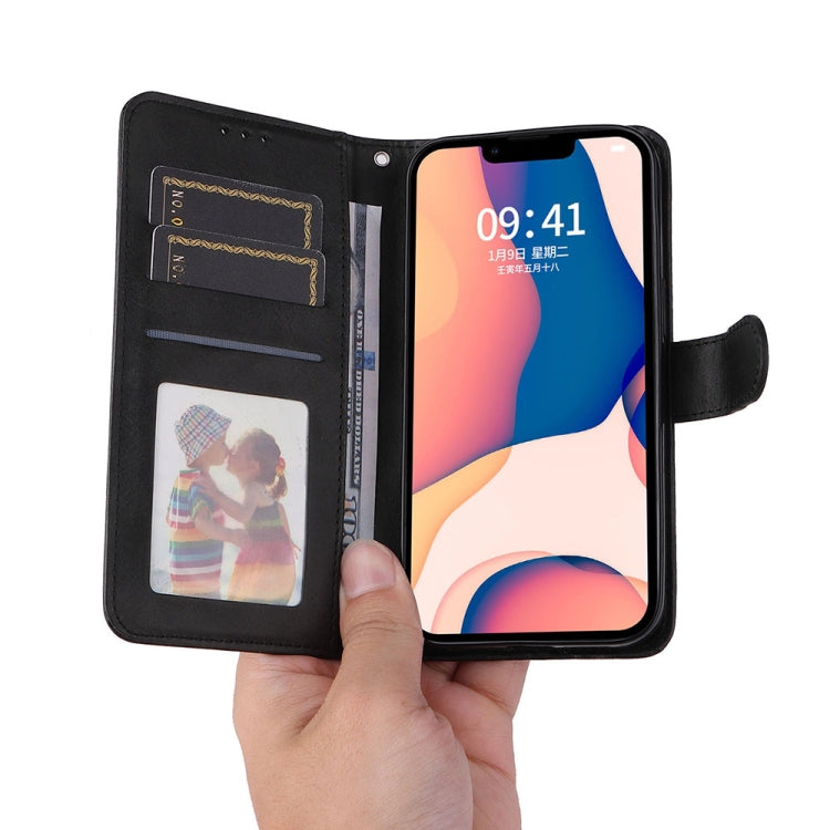 For iPhone 14 JSM Calf Texture Leather Phone Case (Black) - HoMEdemic™ 
