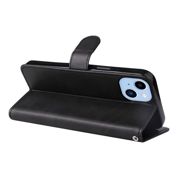 For iPhone 14 JSM Calf Texture Leather Phone Case (Black) - HoMEdemic™ 