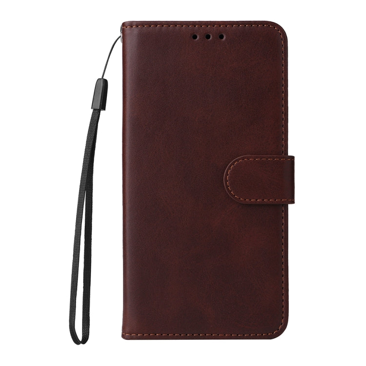 For iPhone 14 Plus JSM Calf Texture Leather Phone Case (Brown) - HoMEdemic™ 