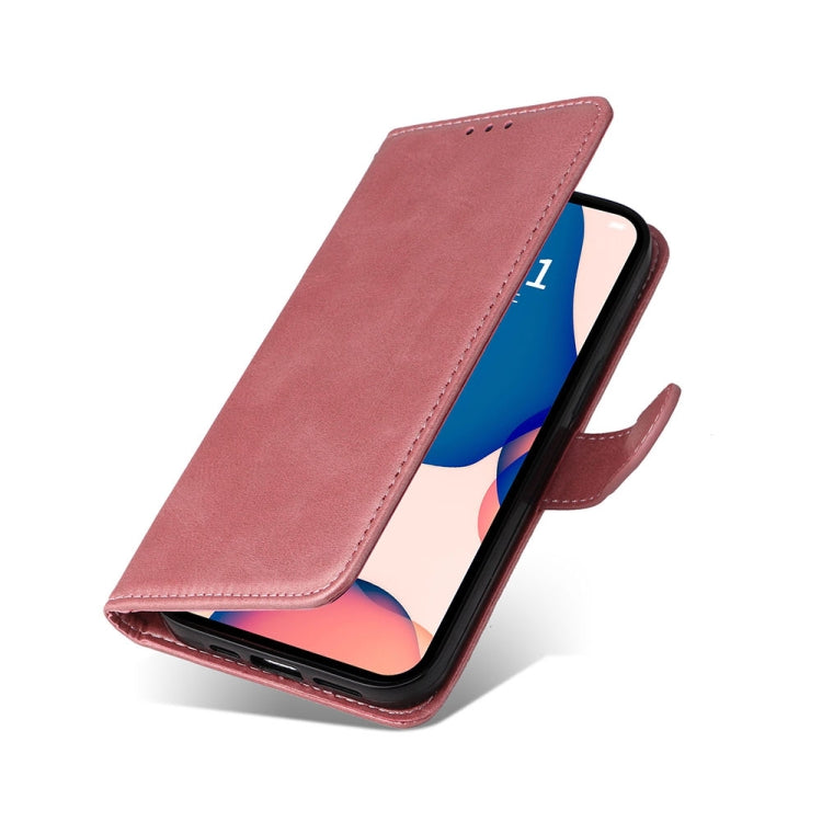 For iPhone 14 Pro Max JSM Calf Texture Leather Phone Case (Pink) - HoMEdemic™ 
