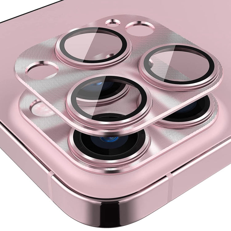 ENKAY Aluminium Alloy Tempered Glass Lens Cover Film For iPhone 14 Pro / 14 Pro Max (Pink) - HoMEdemic™ 