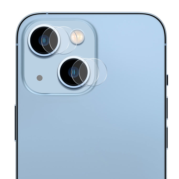 For iPhone 14 / 14 Plus 2 Set ENKAY 2 in 1 0.2mm 9H Tempered Glass Lens Film - HoMEdemic™ 