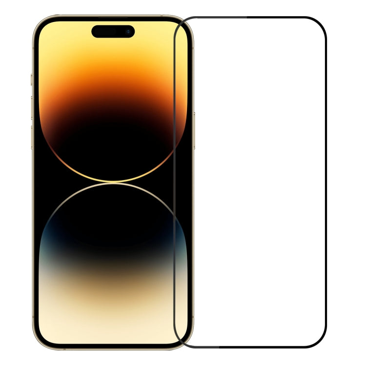 For iPhone 14 Pro Max MOFI 9H 2.5D Full Screen Tempered Glass Film(Black) - HoMEdemic™ 