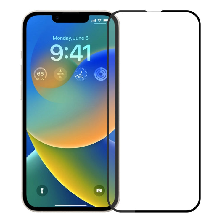For iPhone 14 Plus PINWUYO 9H 2.5D Full Screen Tempered Glass Film(Black) - HoMEdemic™ 