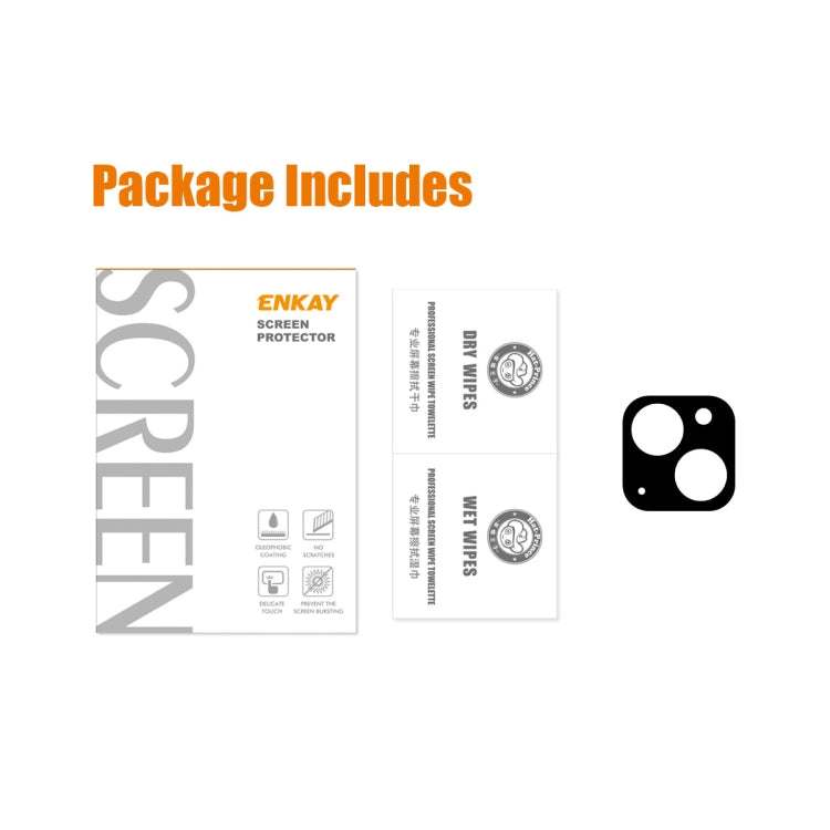 For iPhone 14 / 14  Plus ENKAY 9H Rear Lens Tempered Glass Film - HoMEdemic™ 
