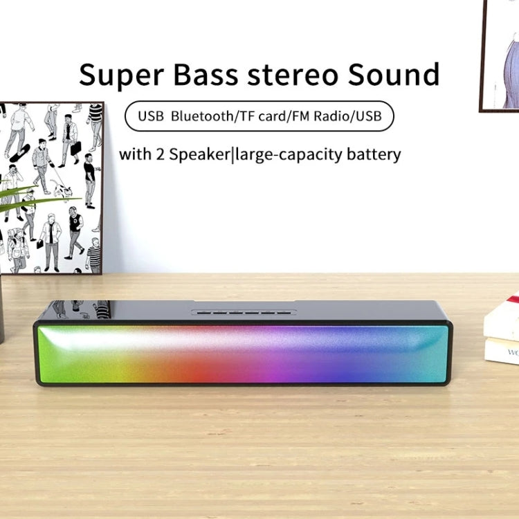 AEC BT601 RGB Light HiFi Soundbar Bluetooth Speaker Home Theater - HoMEdemic™ 