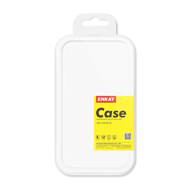 For iPhone 14 ENKAY Liquid Silicone Shockproof Phone Case (Blue) - HoMEdemic™ 